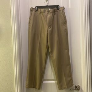 Men’s khaki dress pants. Amazon Essentials brand. 36x28